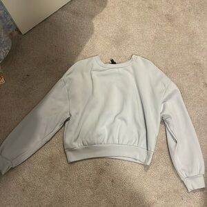 Wild fable fleece cropped crew
